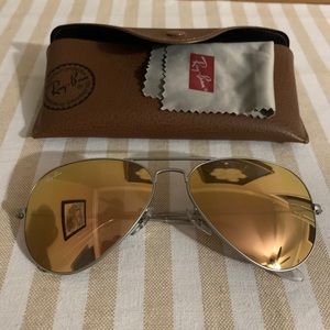 Ray Ban Aviator Flash lenses